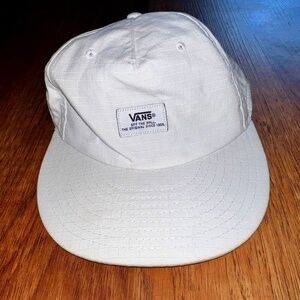 Vintage White Vans Hat